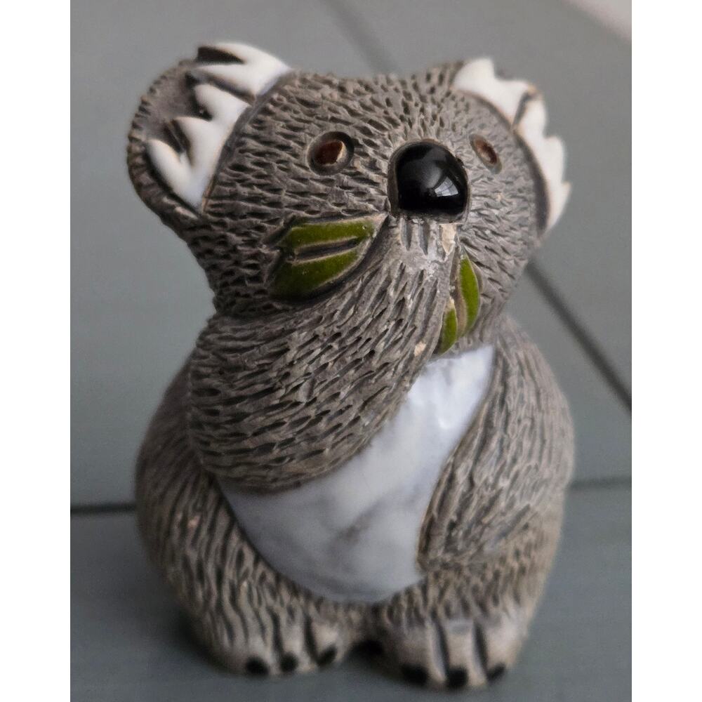 Vintage Artesania Rinconada  Koala #128a Signed Ceramic Figurine Retired